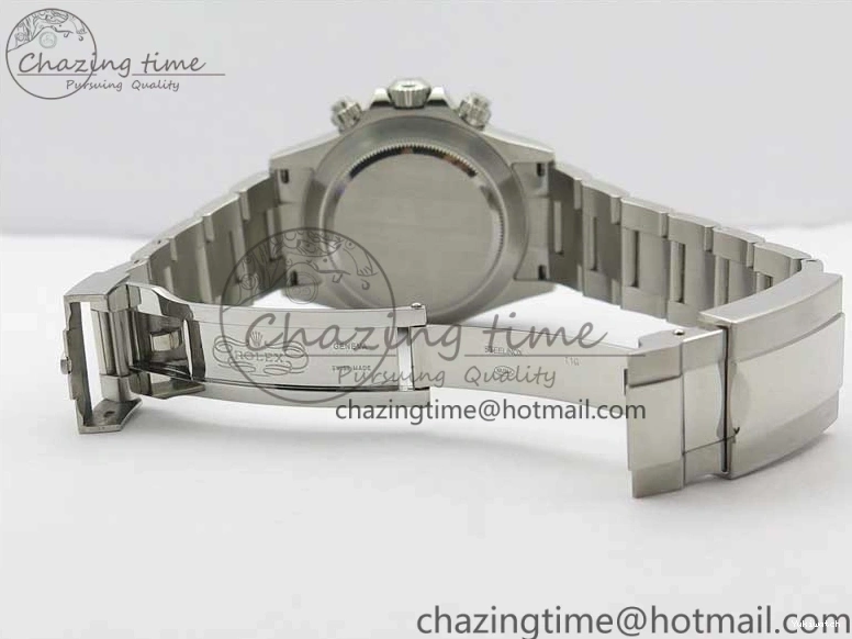 116500 Bracelet Noob Bezel Ceramic Edition Daytona A7750 White SS on 1:1 Dial Best 0520